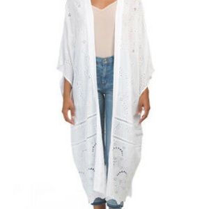 Young Fabulous and Broke Eyelet Kimono